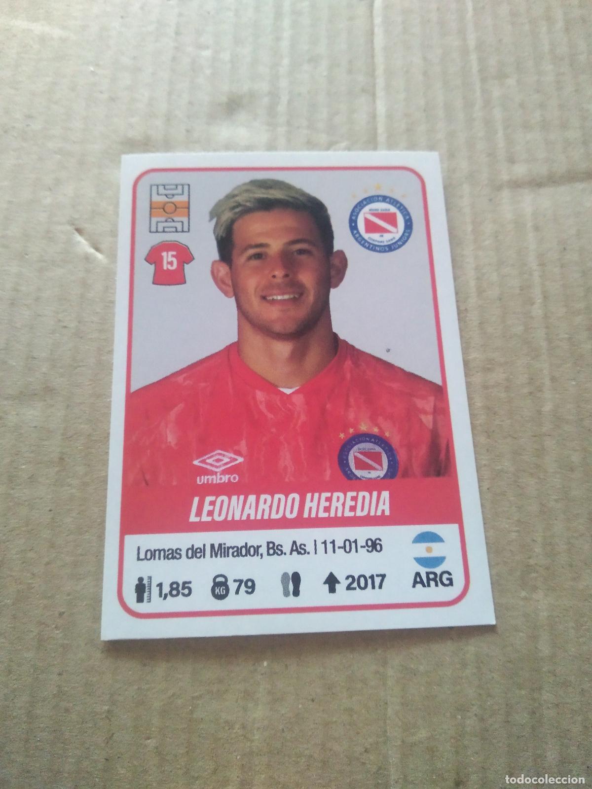 Cartes &agrave; collectionner de Football: 16 LEONARDO HEREDIA ARGENTINOS JUNIORS CROMO FUTBOL ARGENTINO PANINI LIGA ARGENTINA 2023
