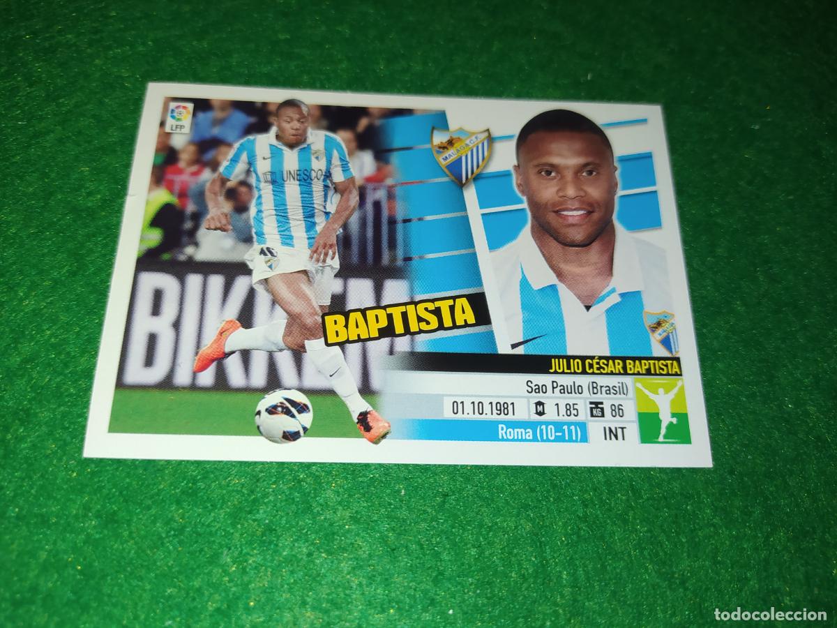 Cartes &agrave; collectionner de Football: LIGA ESTE 2013 2014 13/14 NUEVO SIN PEGAR MALAGA N&ordm; 14 BAPTISTA