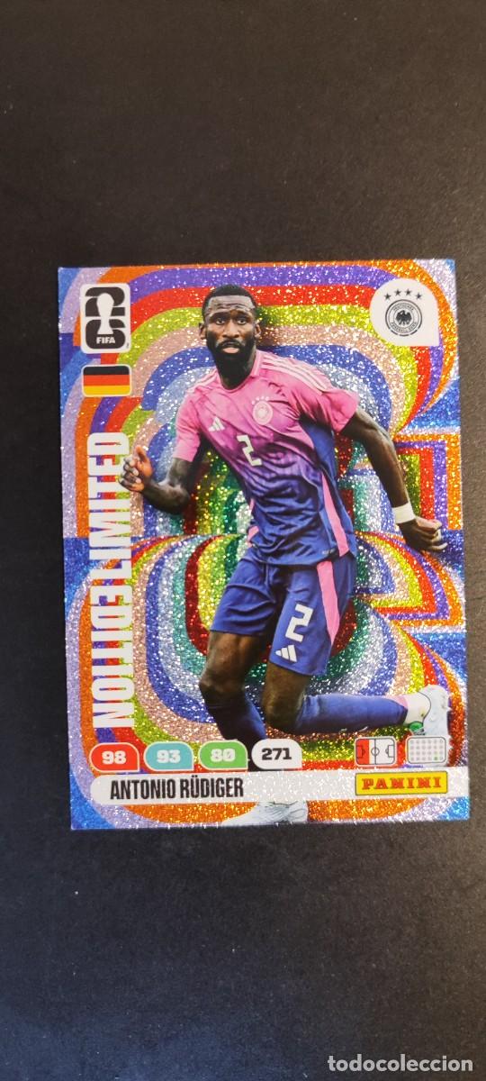 Cromos de F&uacute;tbol: ADRENALYN XL FIFA WORLD CUP 2026 CARD LIMITED EDITION ANTONIO RUDIGER ALEMANIA # PANINI
