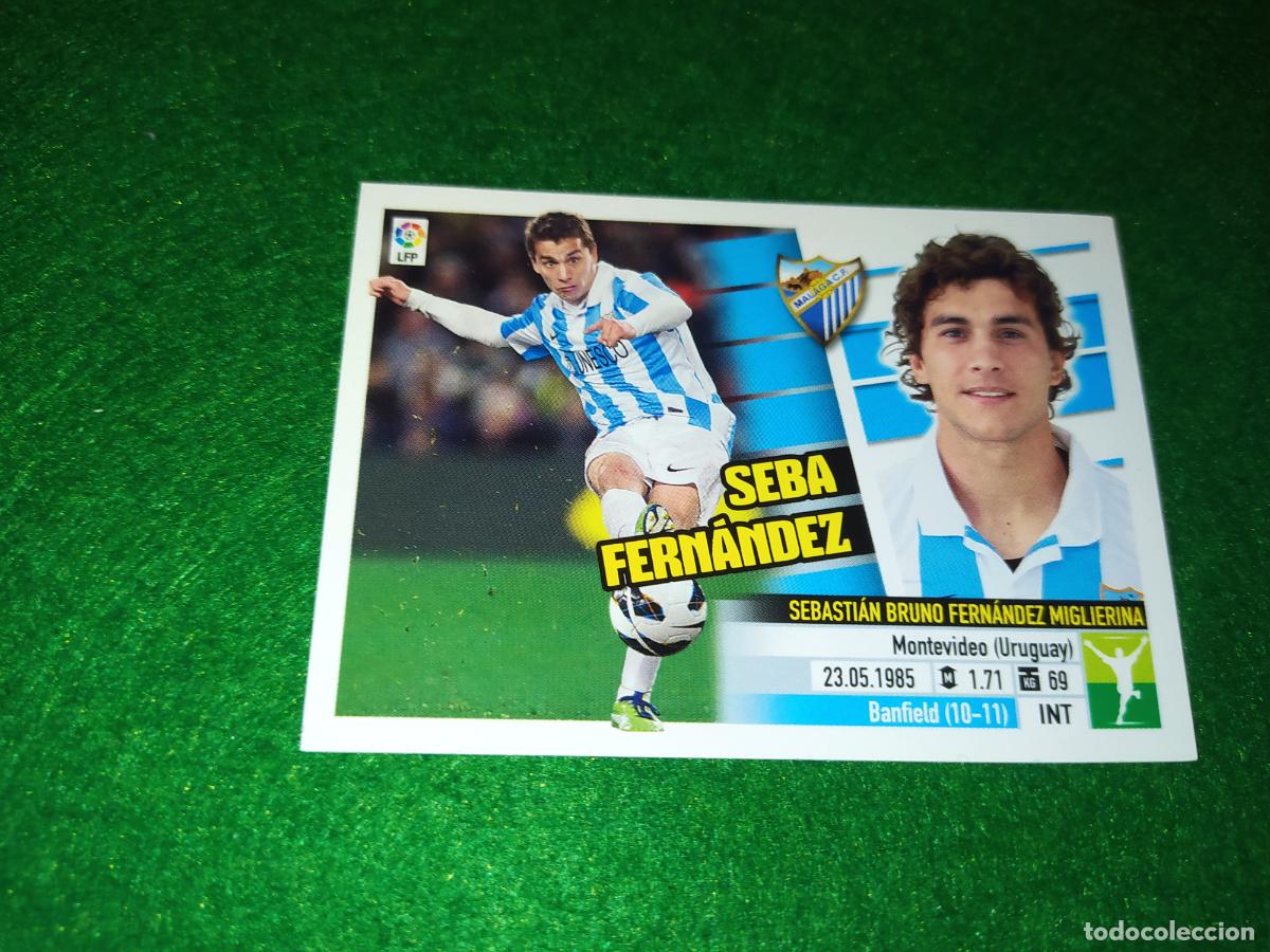 Fu&szlig;ball-Sticker: LIGA ESTE 2013 2014 13/14 NUEVO SIN PEGAR MALAGA N&ordm; 15 B SEBA FERNANDEZ