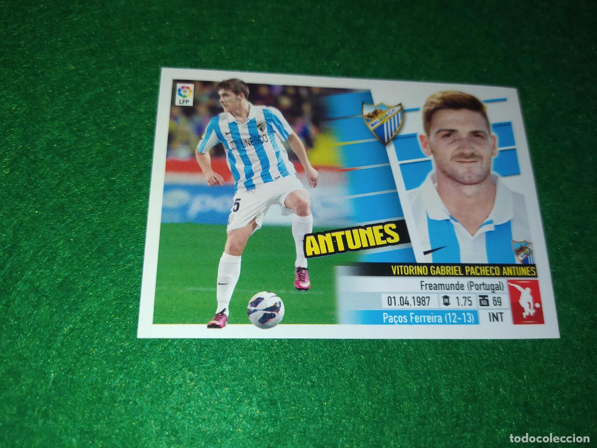 Figurine di Calcio: LIGA ESTE 2013 2014 13/14 NUEVO SIN PEGAR MALAGA N&ordm; 6 B ANTUNES