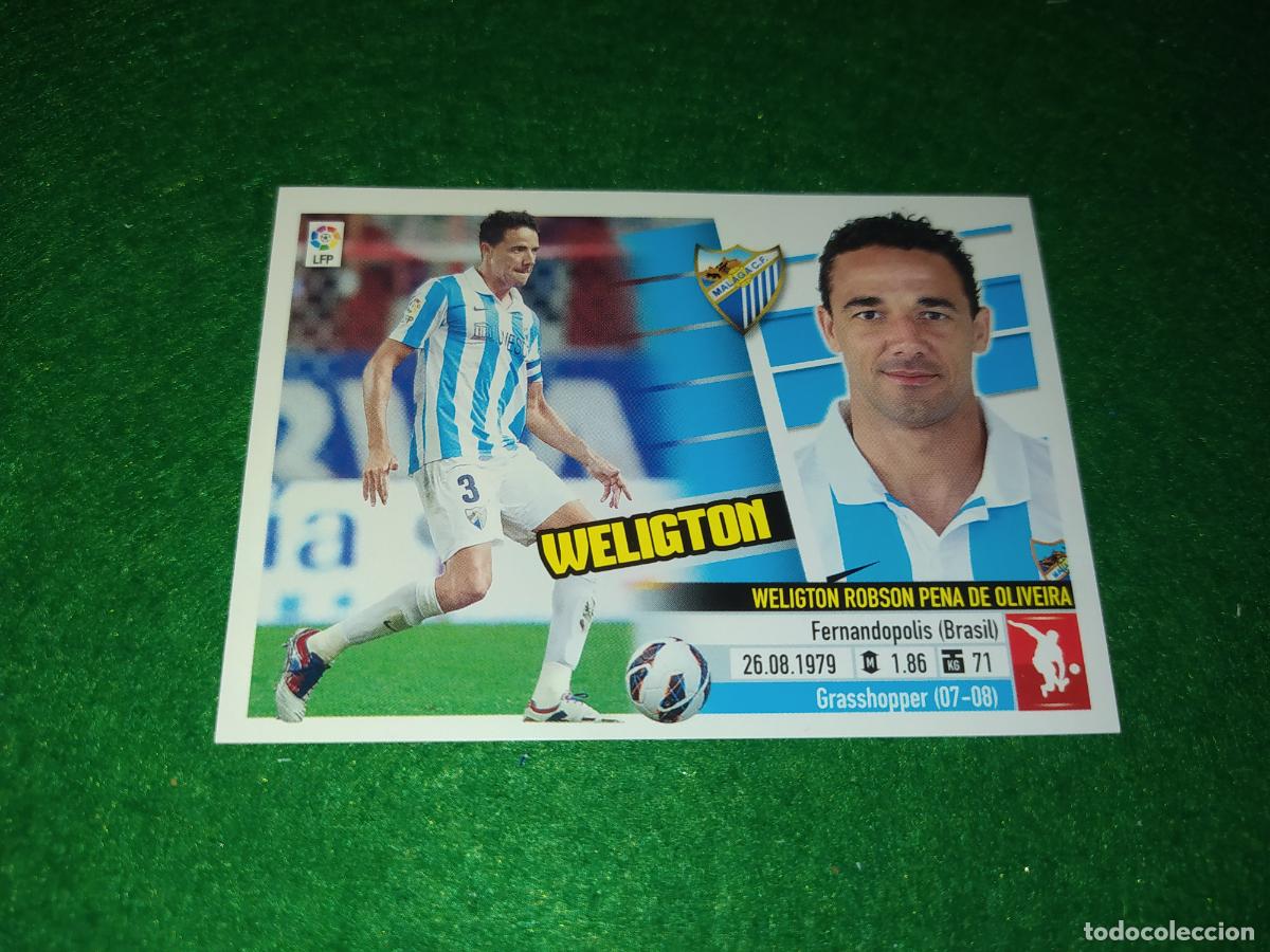 Figurine di Calcio: LIGA ESTE 2013 2014 13/14 NUEVO SIN PEGAR MALAGA N&ordm; 5 WELLIGTON