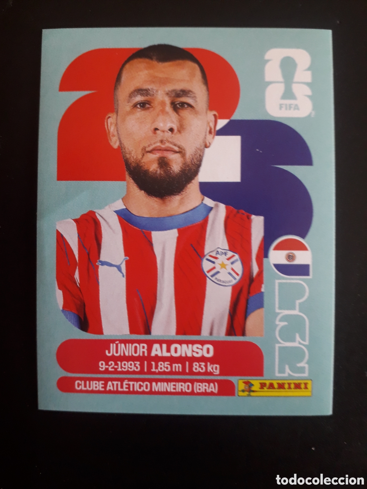 Football Stickers: ALONSO PARAGUAY PAR 8 MUNDIAL F&Uacute;TBOL 2026 FIFA WORLD CUP PANINI SIN PEGAR PEDIDO M&Iacute;NIMO 3&euro;.