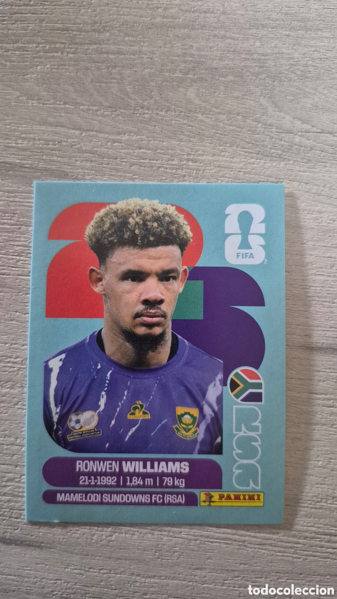 Cromos de F&uacute;tbol: RSA2 Williams FIFA World Cup 2026