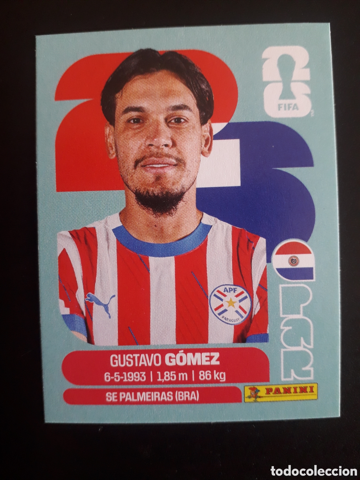 Cromos de F&uacute;tbol: G&Oacute;MEZ PARAGUAY PAR 4 MUNDIAL F&Uacute;TBOL 2026 FIFA WORLD CUP PANINI SIN PEGAR PEDIDO M&Iacute;NIMO 3&euro;.