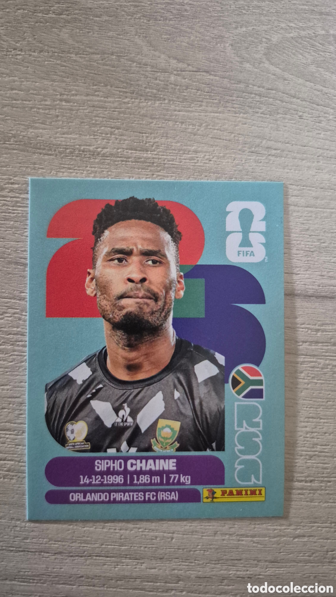 Cromos de F&uacute;tbol: RSA3 Chaine FIFA World Cup 2026
