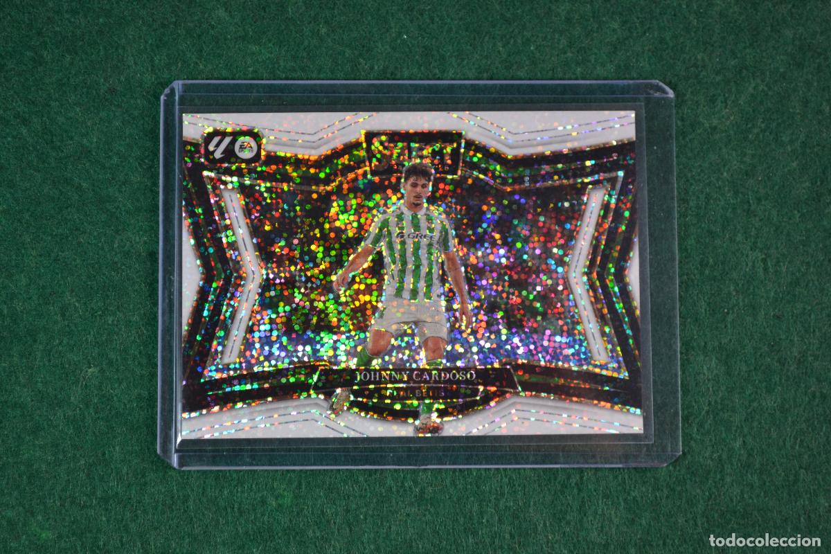 Cromos de F&uacute;tbol: PANINI SELECT LA LIGA 2024-25 - 230 JOHNNY CARDOSO (REAL BETIS) PARALELA WHITE SPARKLE