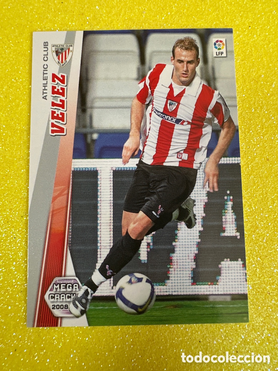Cromos de F&uacute;tbol: 36 BIS VELEZ (ATHLETIC BILBAO) MEGACRACKS 2008-2009 08 09 PANINI TRADING CARD