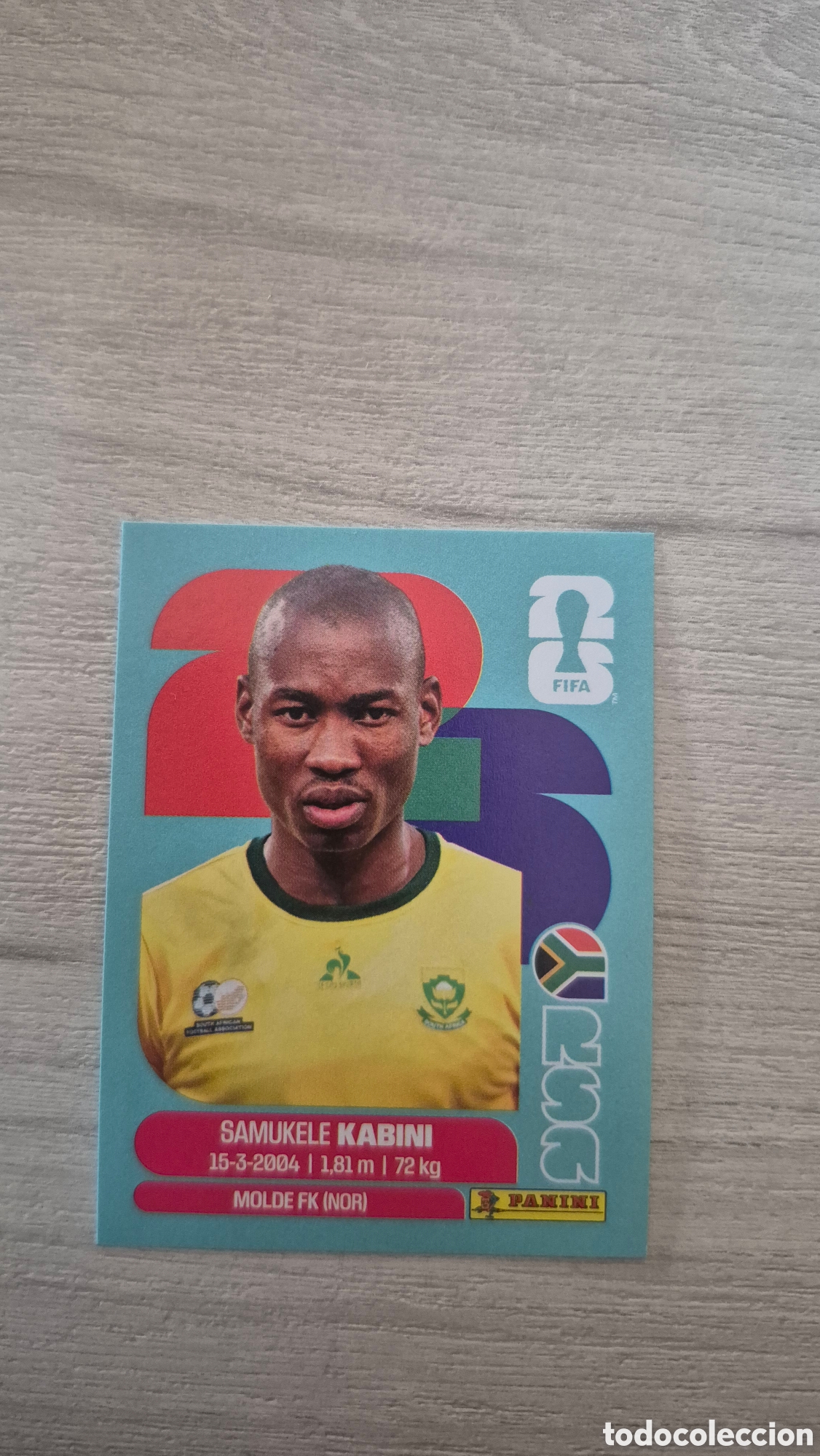 Cromos de F&uacute;tbol: RSA5 Kabini FIFA World Cup 2026