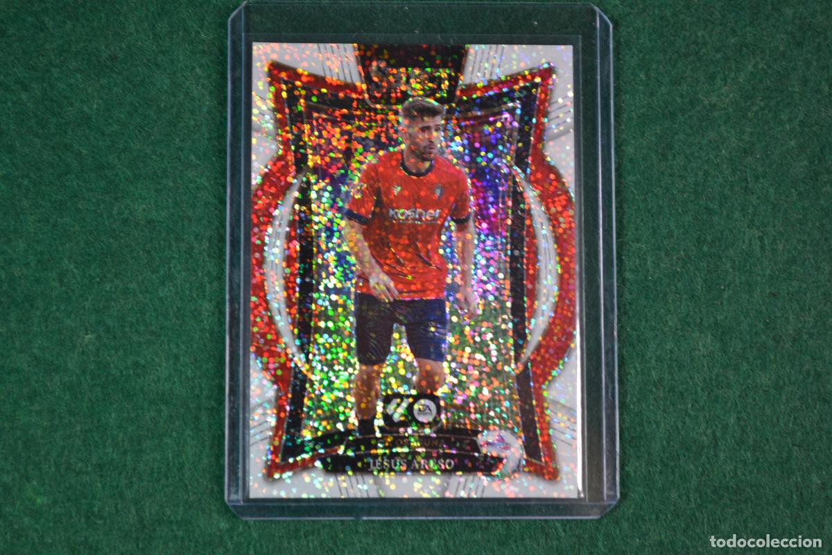 Cromos de F&uacute;tbol: PANINI SELECT LA LIGA 2024-25 - 62 JESUS ARESO (OSASUNA) PARALELA WHITE SPARKLE