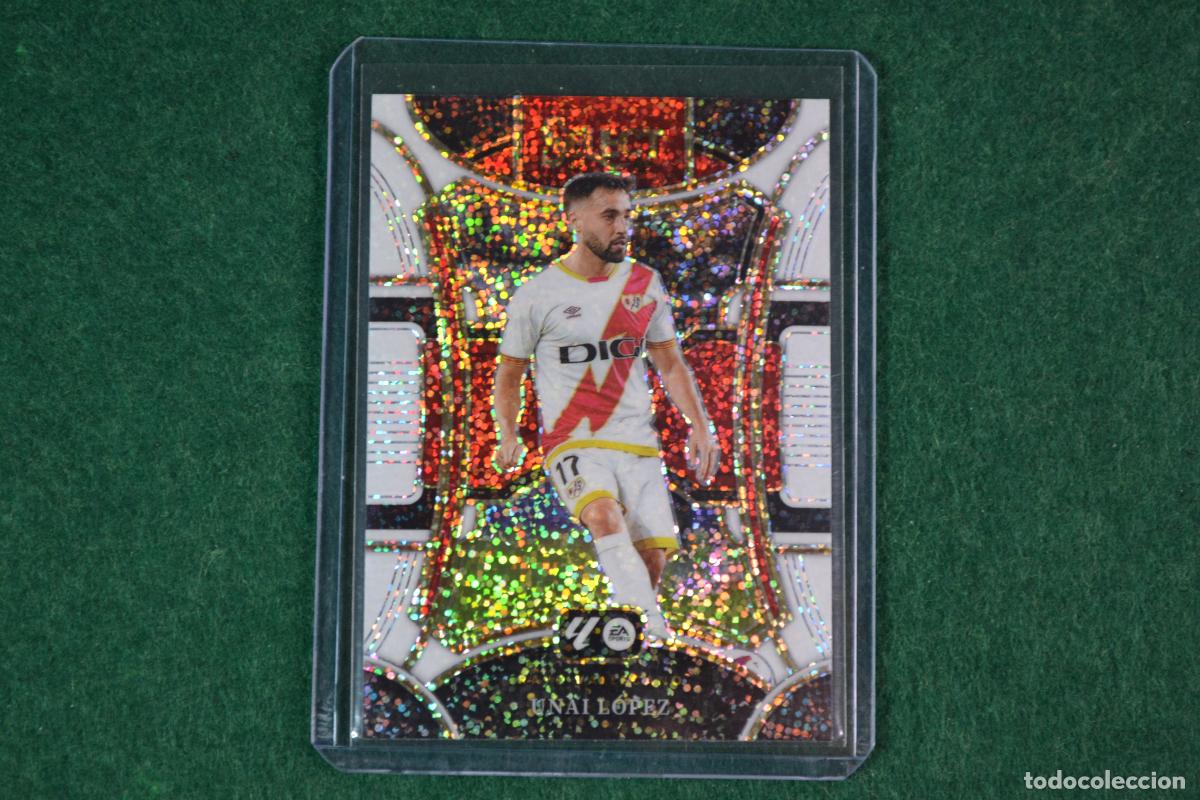 Cromos de F&uacute;tbol: PANINI SELECT LA LIGA 2023-24 - 153 UNAI LOPEZ (RAYO VALLECANO) PARALELA WHITE SPARKLE