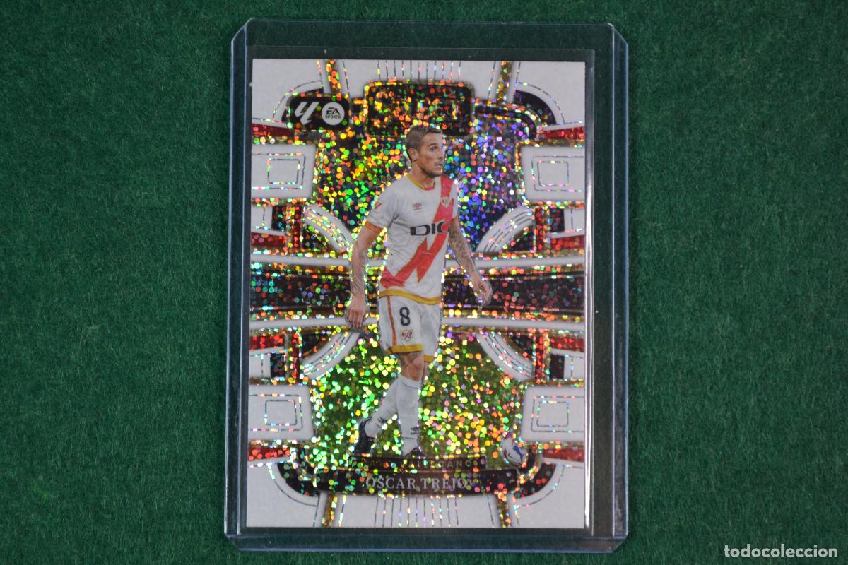 Cromos de F&uacute;tbol: PANINI SELECT LA LIGA 2023-24 - 49 OSCAR TREJO (RAYO VALLECANO) PARALELA WHITE SPARKLE
