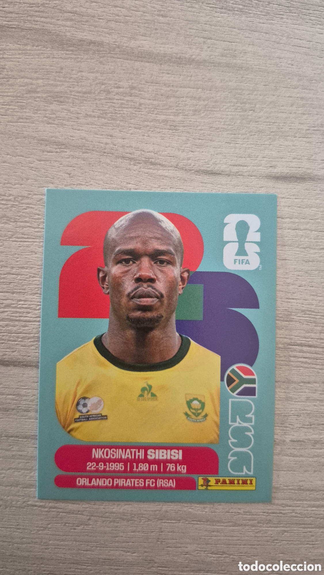 Cromos de F&uacute;tbol: RSA10 Sibisi FIFA World Cup 2026