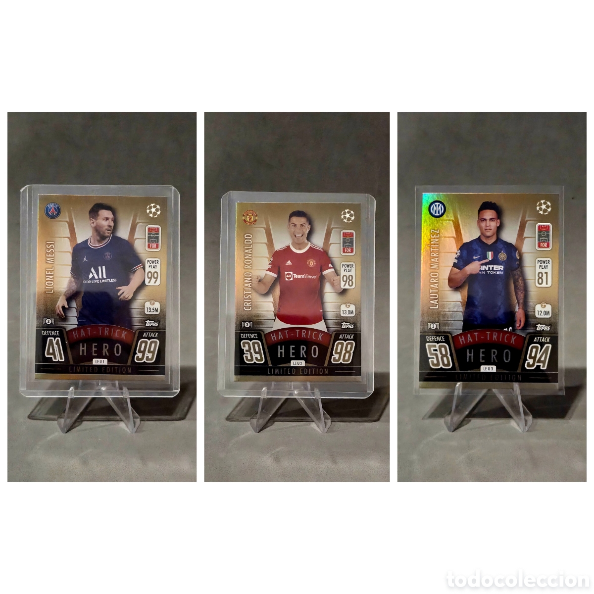 Cromos de F&uacute;tbol: Cartas Hat Trick limitada 2021 2022