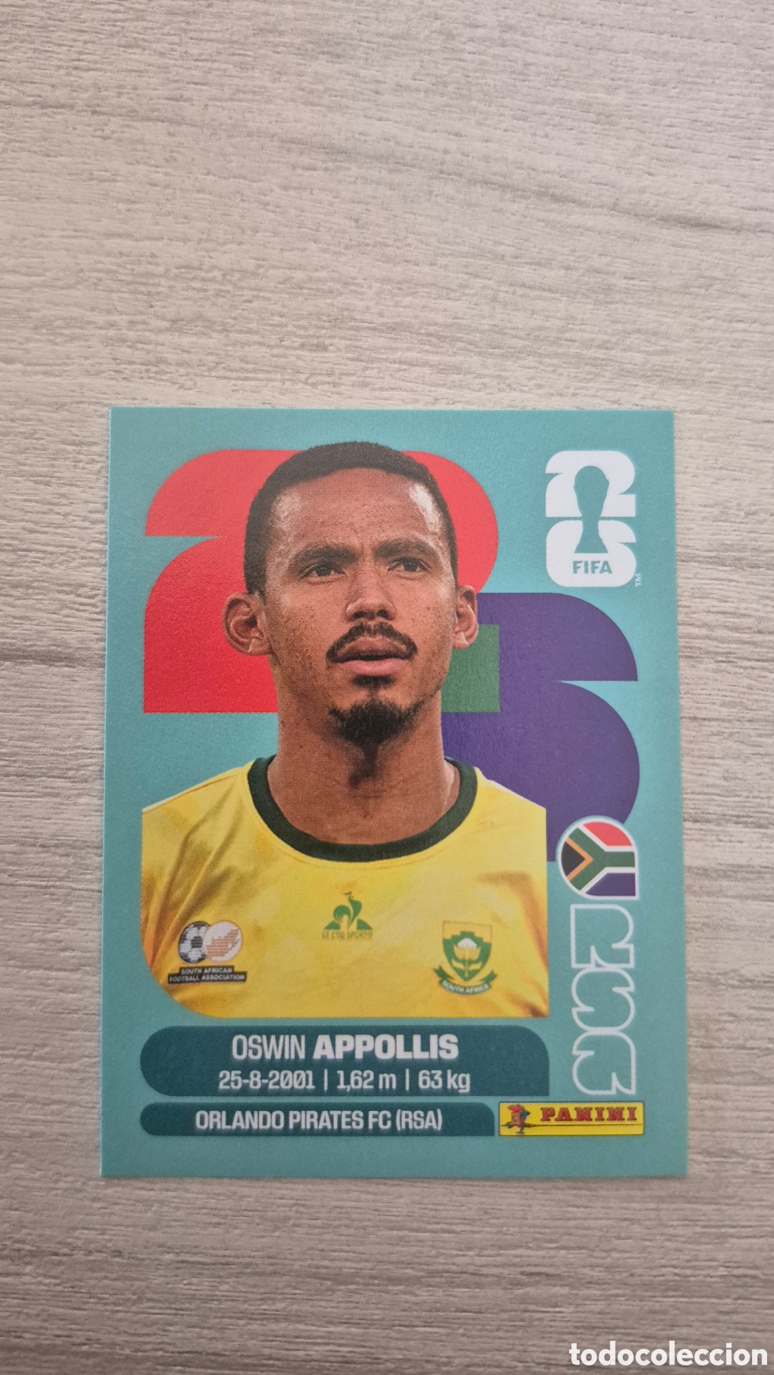 Cromos de F&uacute;tbol: RSA20 Appollis FIFA World Cup 2026