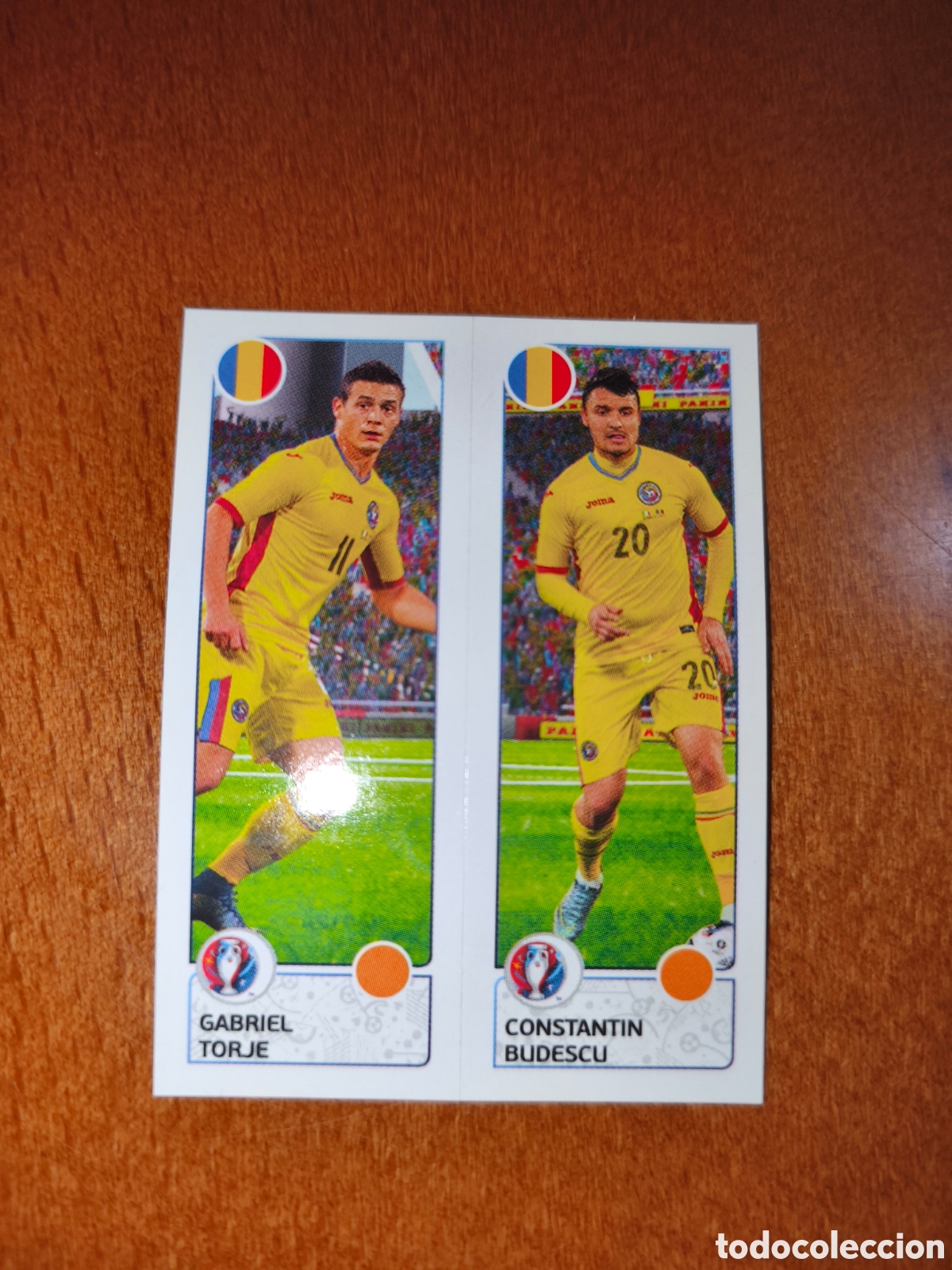 Cartes &agrave; collectionner de Football: Gabriel Torje/Constantin Budescu n&deg;47 UEFA Euro 2016 Ruman&iacute;a