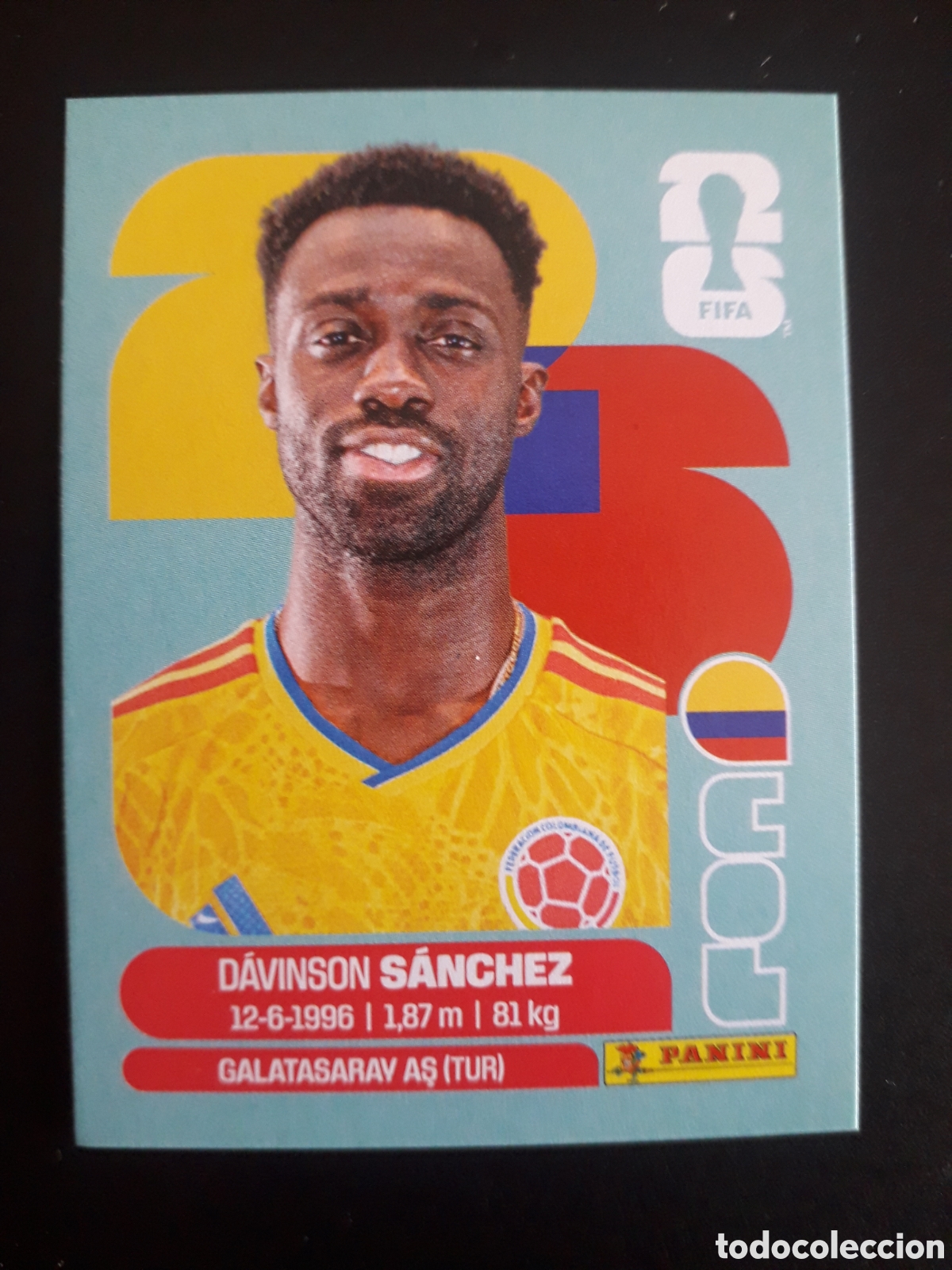 Cromos de F&uacute;tbol: S&Aacute;NCHEZ COLOMBIA COL 4 MUNDIAL F&Uacute;TBOL 2026 FIFA WORLD CUP PANINI SIN PEGAR PEDIDO M&Iacute;NIMO 3&euro;