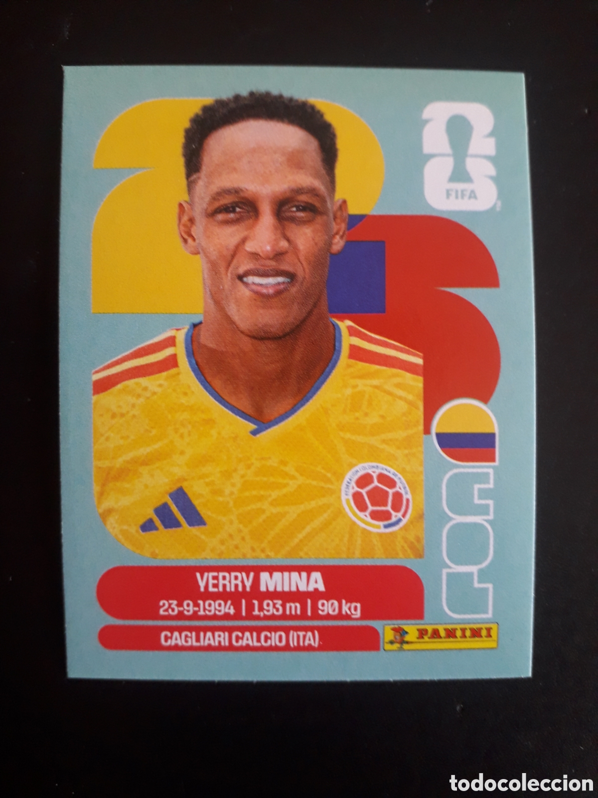Cromos de F&uacute;tbol: MINA COLOMBIA COL 5 MUNDIAL F&Uacute;TBOL 2026 FIFA WORLD CUP PANINI SIN PEGAR PEDIDO M&Iacute;NIMO 3&euro;