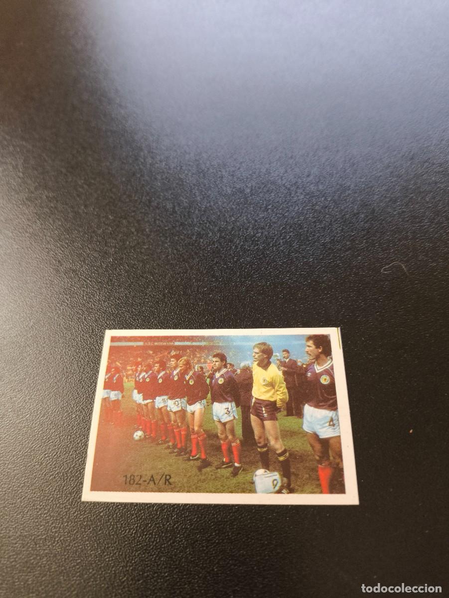 Cromos de F&uacute;tbol: 182 TEAM EQUIPO ESCOCIA SCOTLAND REYAUCA WORLD CUP MUNDIAL MEXICO 1986 NO PANINI
