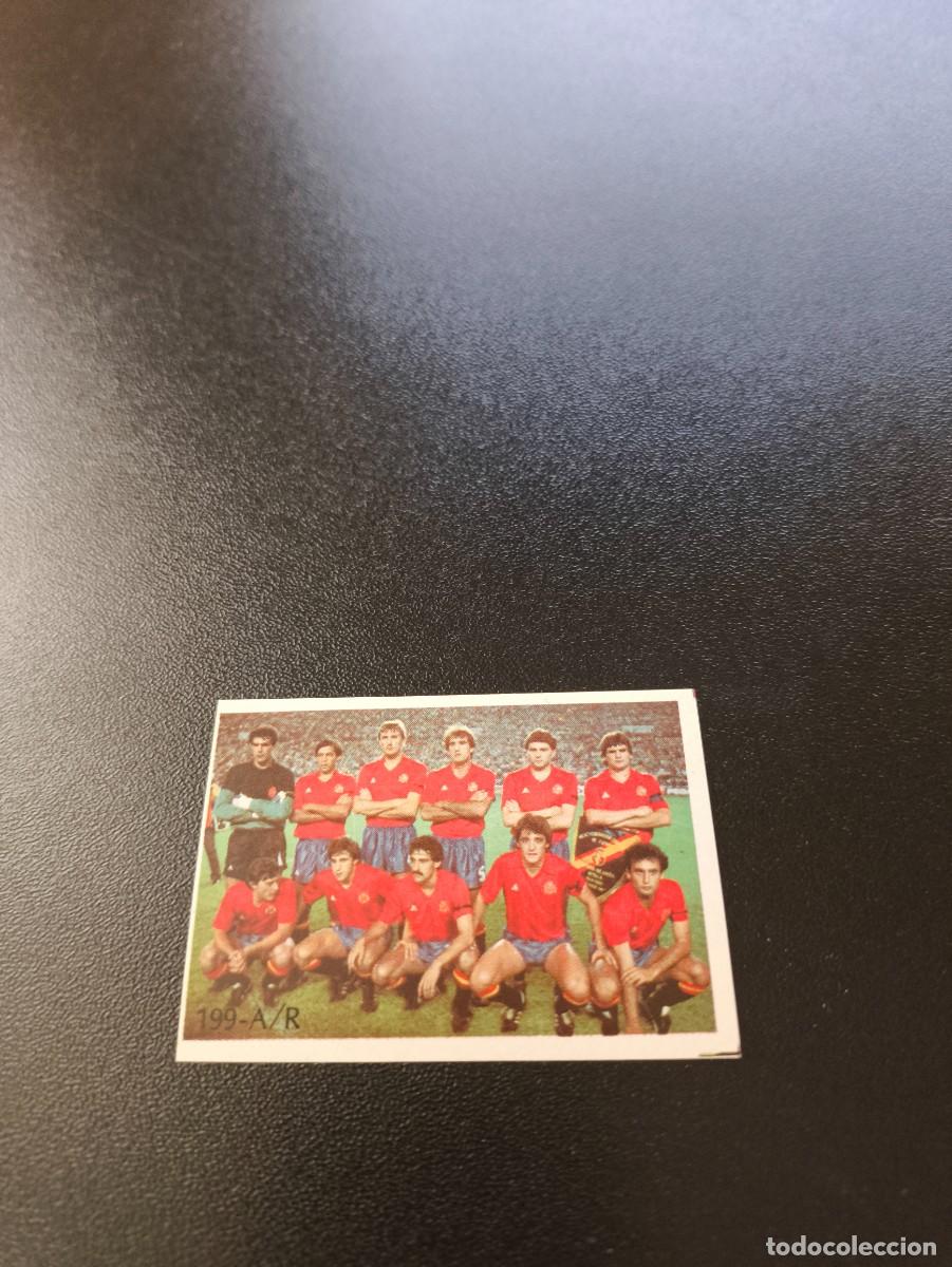 Cromos de F&uacute;tbol: 199 EQUIPO PLANTILLA TEAM ESPA&Ntilde;A SPAIN REYAUCA WORLD CUP MUNDIAL MEXICO 1986 NO PANINI