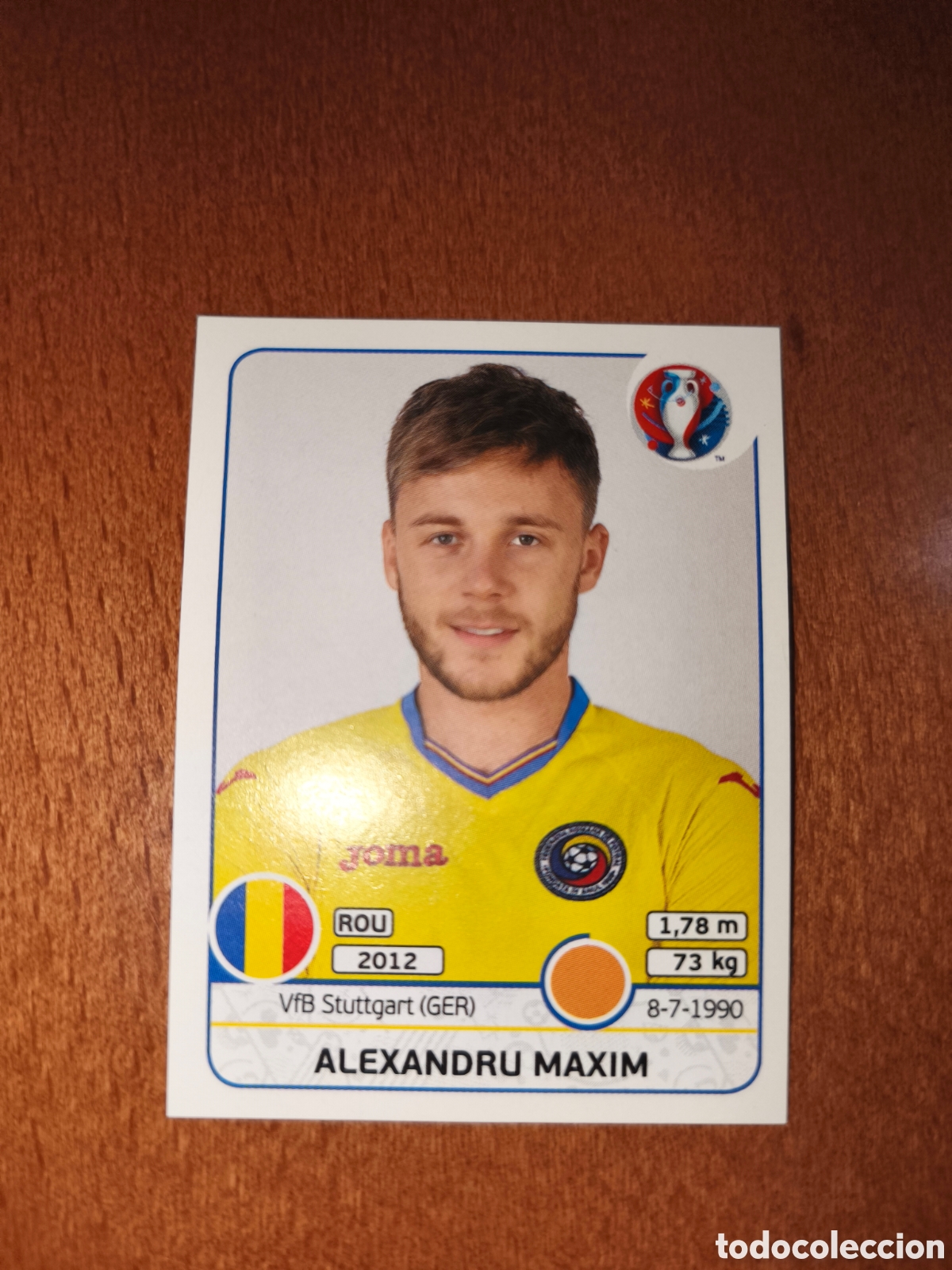 Cromos de F&uacute;tbol: Alexandru Maxim n&deg;60 UEFA Euro 2016 Ruman&iacute;a