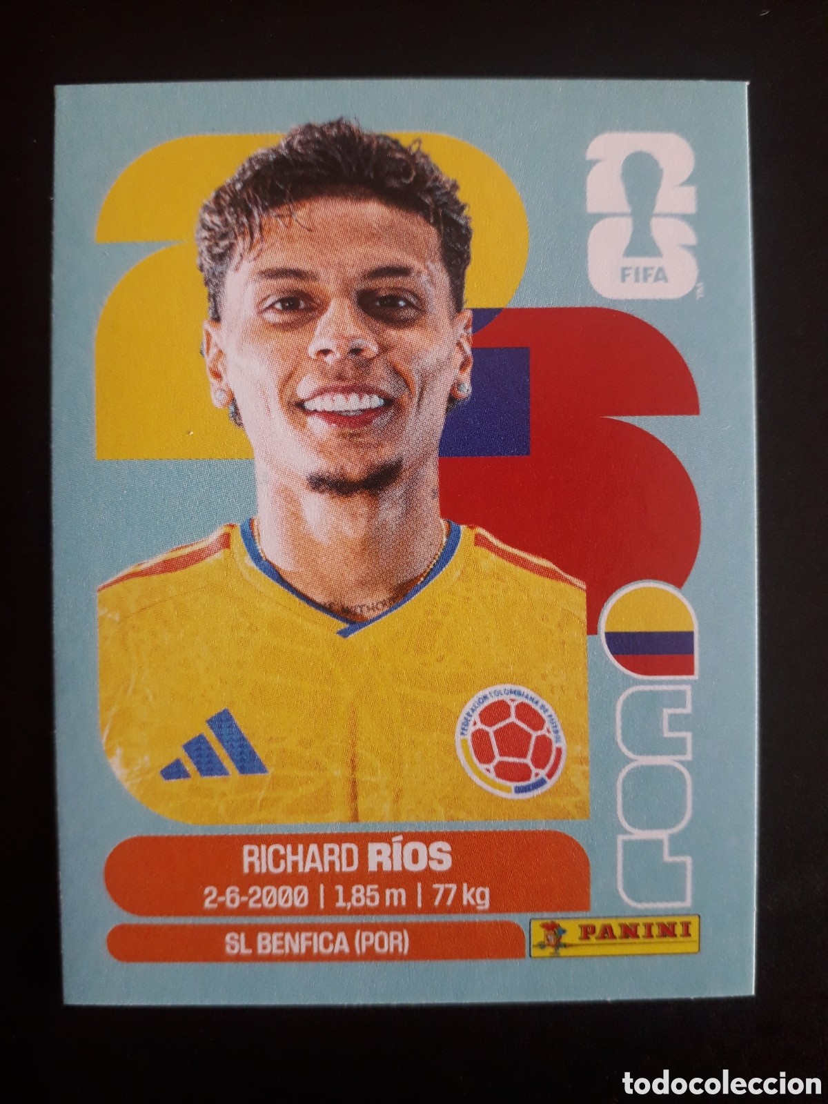 Cromos de F&uacute;tbol: R&Iacute;OS COLOMBIA COL 12 MUNDIAL F&Uacute;TBOL 2026 FIFA WORLD CUP PANINI SIN PEGAR PEDIDO M&Iacute;NIMO 3&euro;