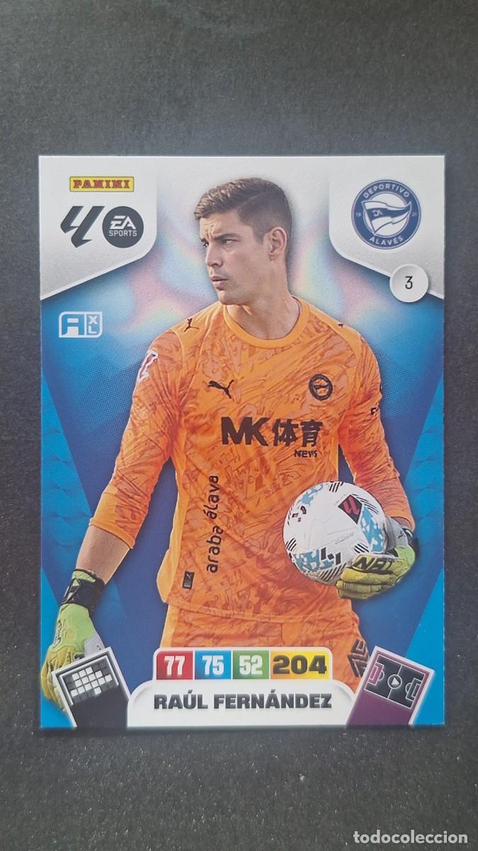 Cromos de F&uacute;tbol: L3 RAUL FERNANDEZ DEPORTIVO ALAVES 3 ADRENALYN XL LIGA 2025/2026 25 26 PANINI