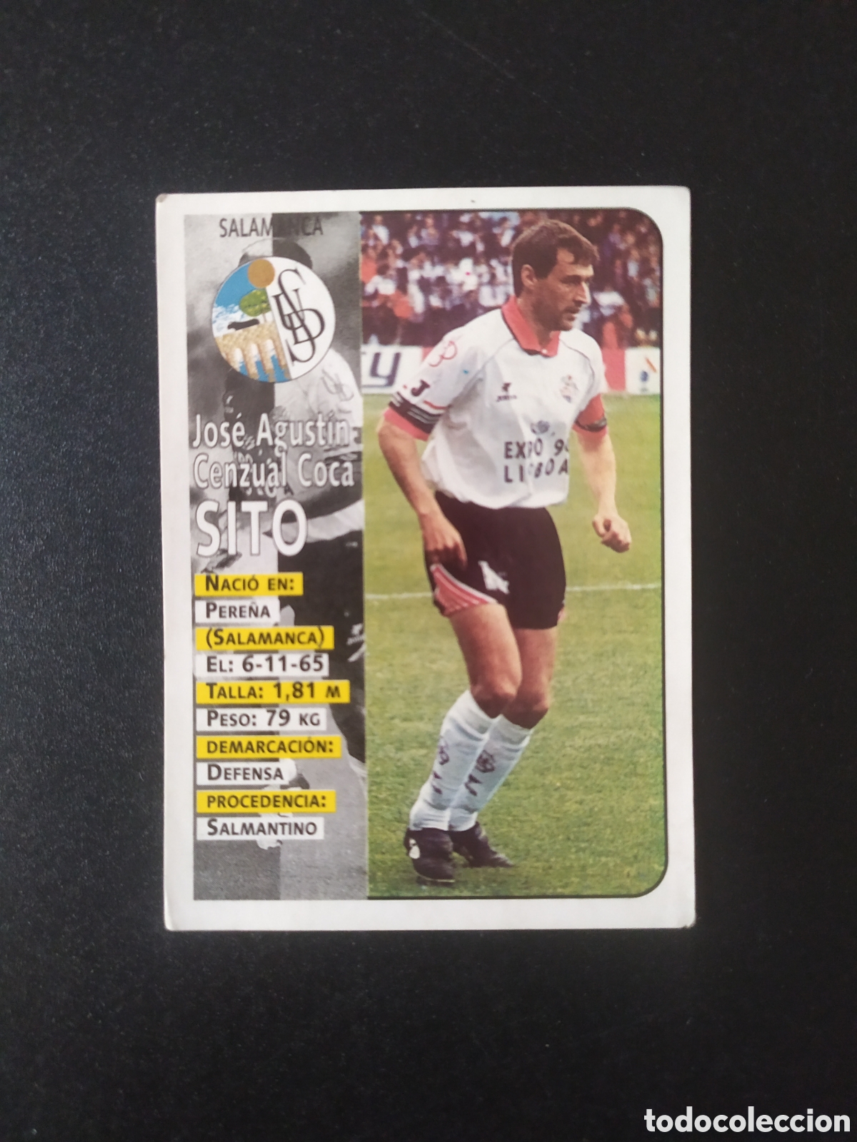 Cromos de F&uacute;tbol: Liga 1998 1999 98 99 panini sports Sito n&deg; 262 Salamanca