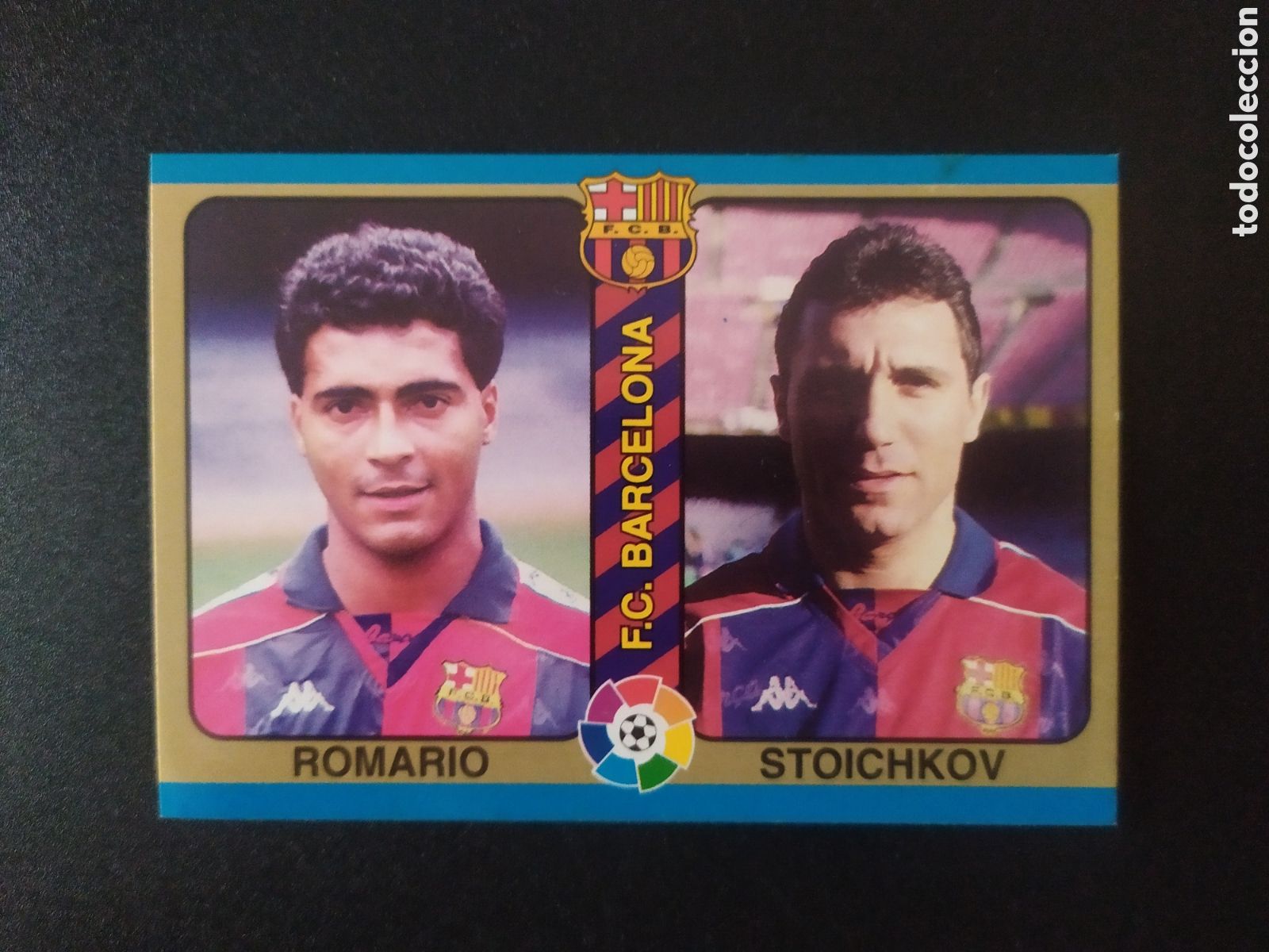 Football Stickers: Mundicromo futbol total 1994 1995 94 95 Romario Stoichkov n&deg; 9 Barcelona