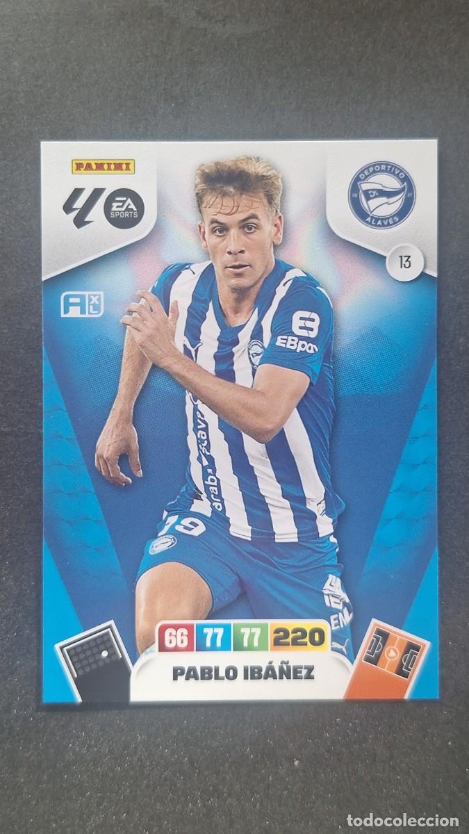 Cromos de F&uacute;tbol: L3 PABLO IBA&Ntilde;EZ DEPORTIVO ALAVES 13 ADRENALYN XL LIGA 2025/2026 25 26 PANINI