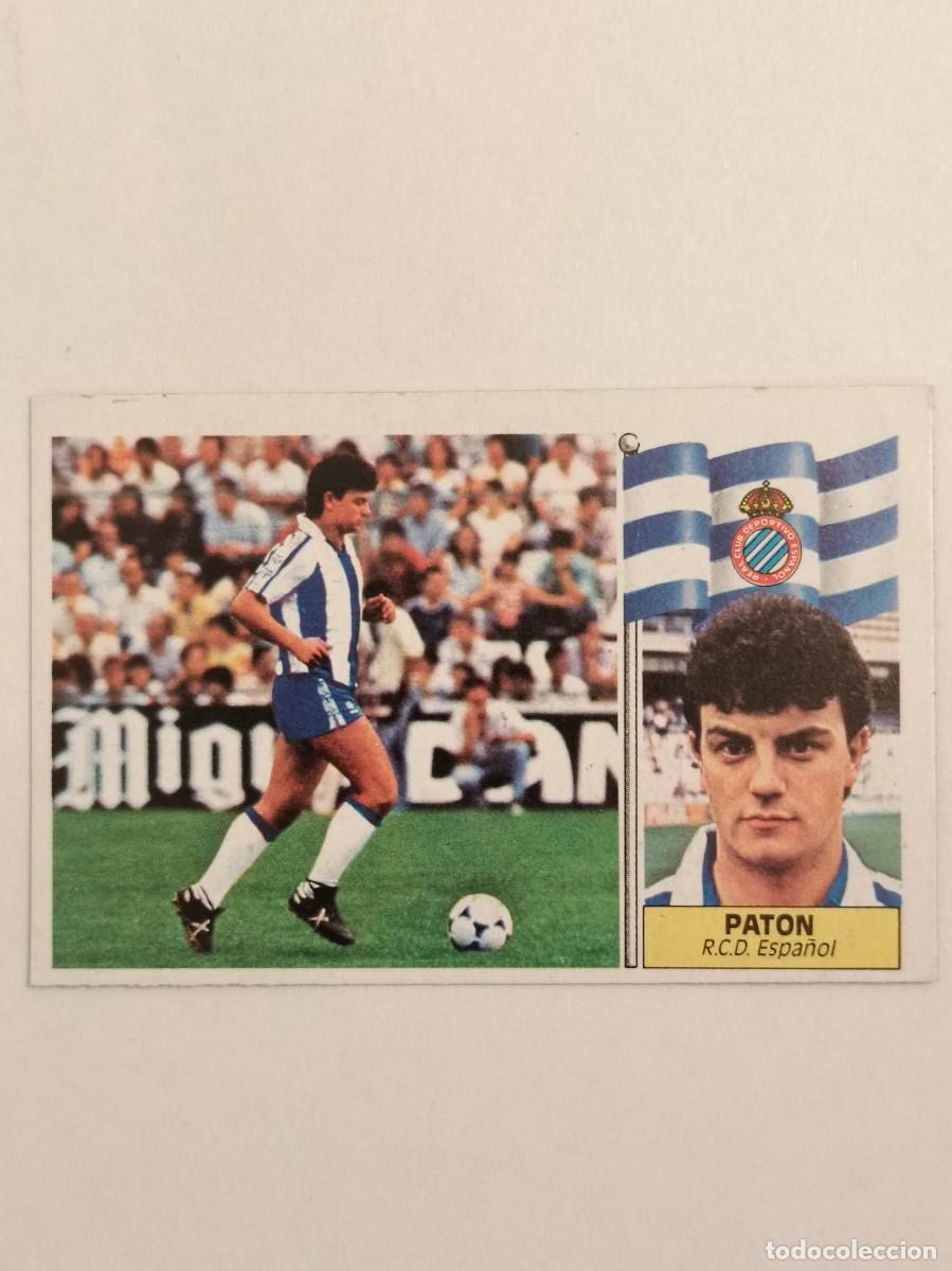 Cromos de F&uacute;tbol: PATON (COLOCA) R.C.D. ESPA&Ntilde;OL LIGA 86/87 ESTE