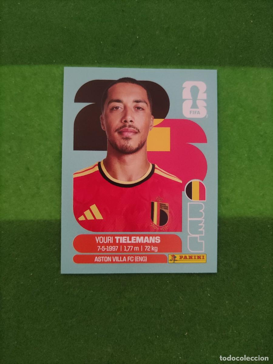 Cromos de F&uacute;tbol: Tielemans B&eacute;lgica BEL 9 Sticker Mundial 2026 FIFA World Cup / Sin pegar