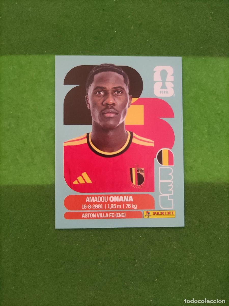 Cromos de F&uacute;tbol: Onana B&eacute;lgica BEL 10 Sticker Mundial 2026 FIFA World Cup / Sin pegar