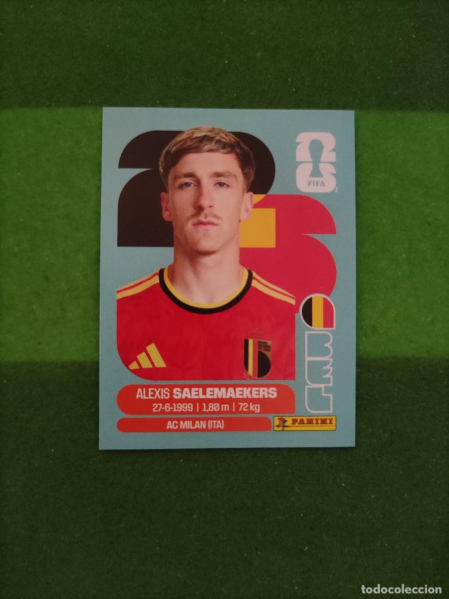Cromos de F&uacute;tbol: Saelemaekers B&eacute;lgica BEL 12 Sticker Mundial 2026 FIFA World Cup / Sin pegar