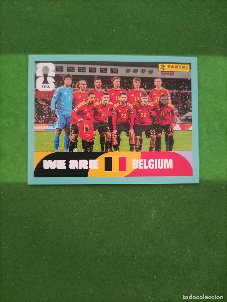 Cromos de F&uacute;tbol: We are B&eacute;lgica BEL 13 Sticker Mundial 2026 FIFA World Cup / Sin pegar