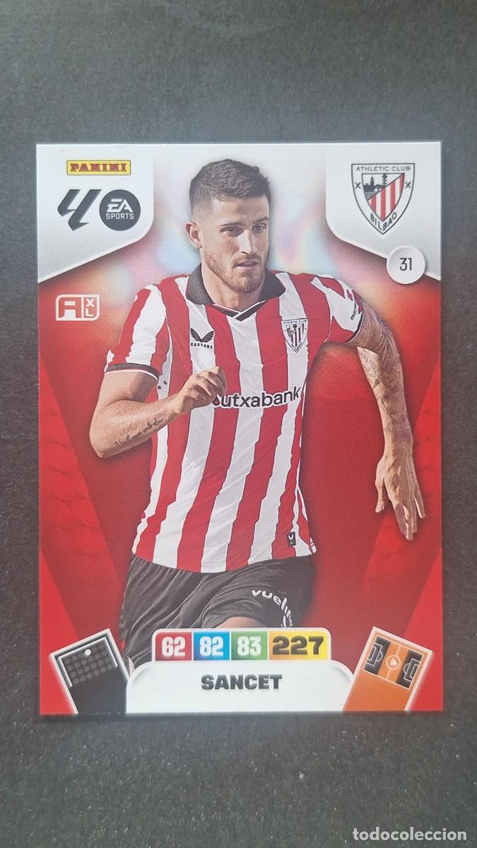 Cromos de F&uacute;tbol: L3 SANCET ATHLETIC CLUB DE BILBAO 31 ADRENALYN XL LIGA 2025/2026 25 26 PANINI