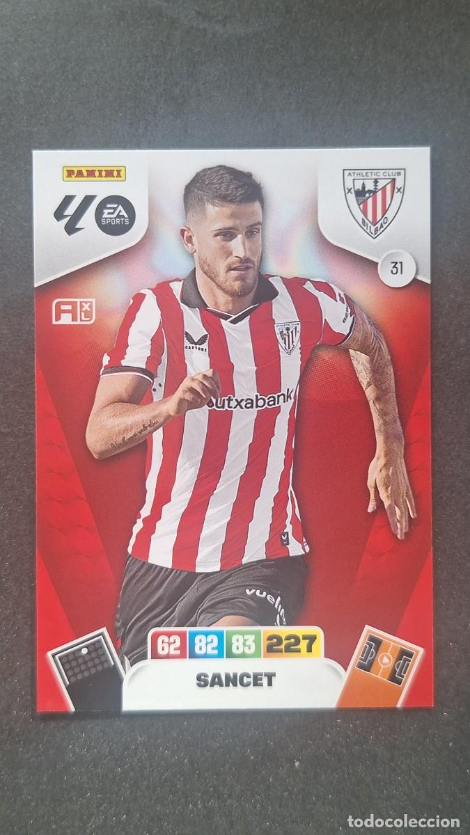 Cromos de F&uacute;tbol: L3 SANCET ATHLETIC CLUB DE BILBAO 31 ADRENALYN XL LIGA 2025/2026 25 26 PANINI