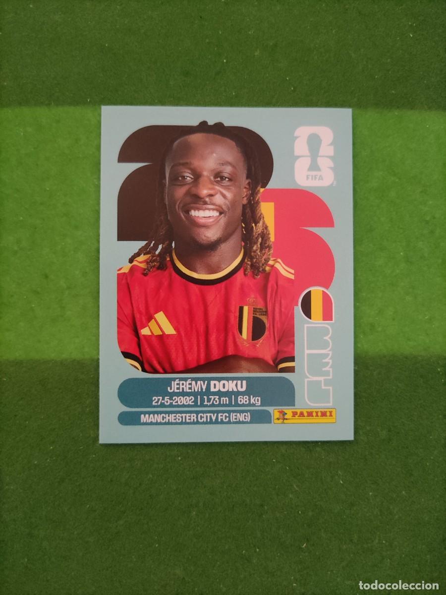 Cromos de F&uacute;tbol: Doku B&eacute;lgica BEL 16 Sticker Mundial 2026 FIFA World Cup / Sin pegar