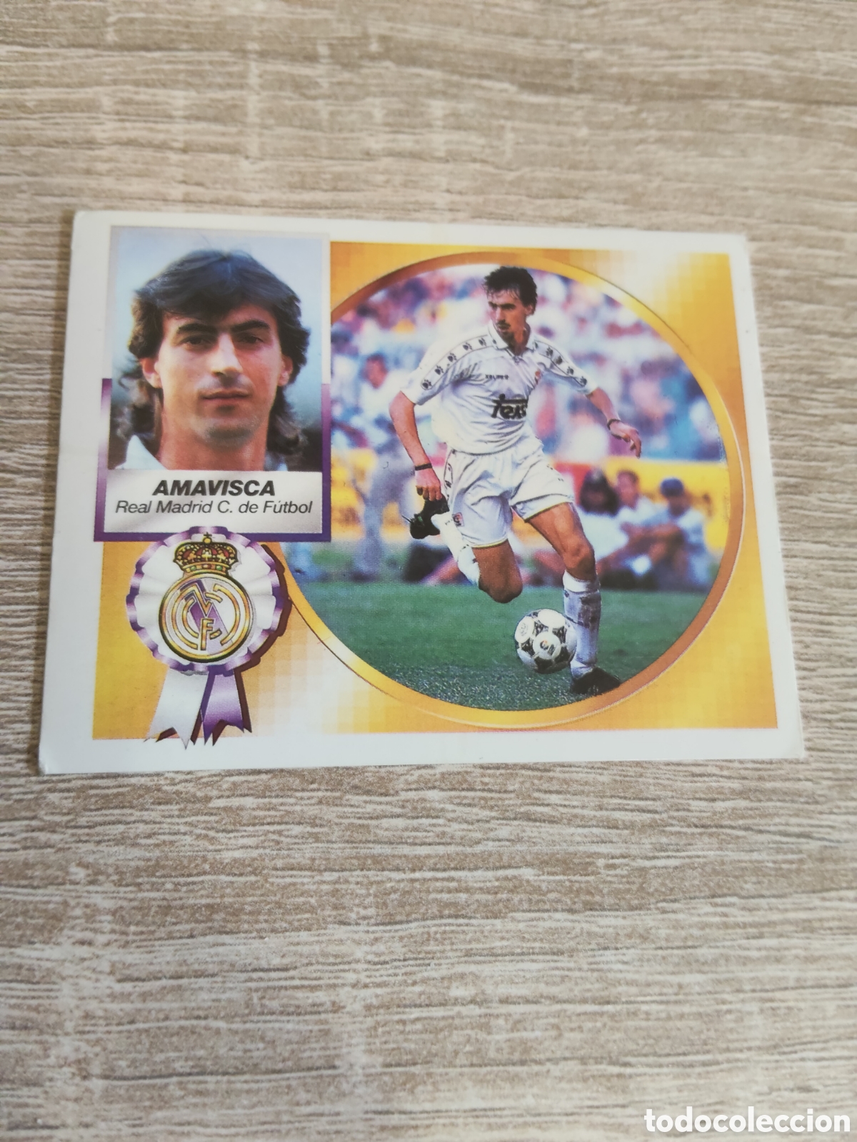 Cartes &agrave; collectionner de Football: Amavisca Real Madrid fichaje 35 versi&oacute;n liga 1994 1995 94 95 ediciones este