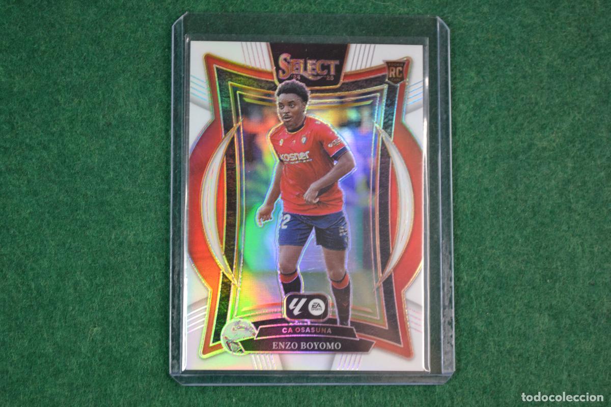 Football Stickers: PANINI SELECT LA LIGA 2024-25 - 61 ENZO BOYOMO (OSASUNA) PARALELA WHITE NUMERADA 03/20