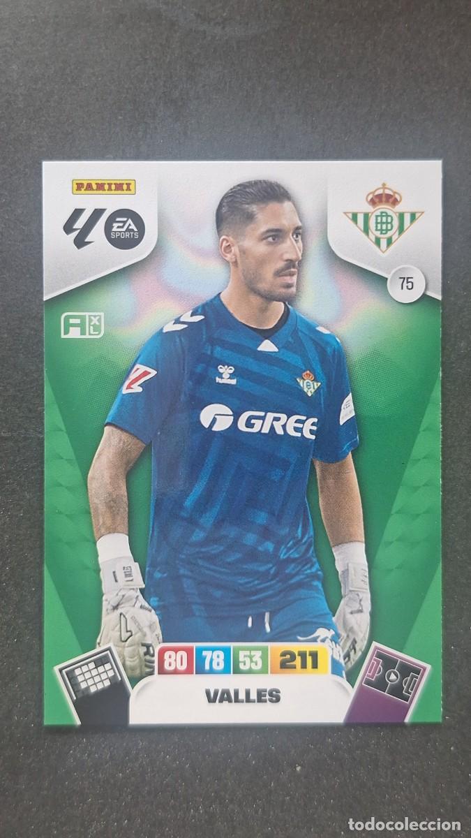 Cromos de Futebol: L3 VALLES REAL BETIS BALOMPIE 75 ADRENALYN XL LIGA 2025/2026 25 26 PANINI
