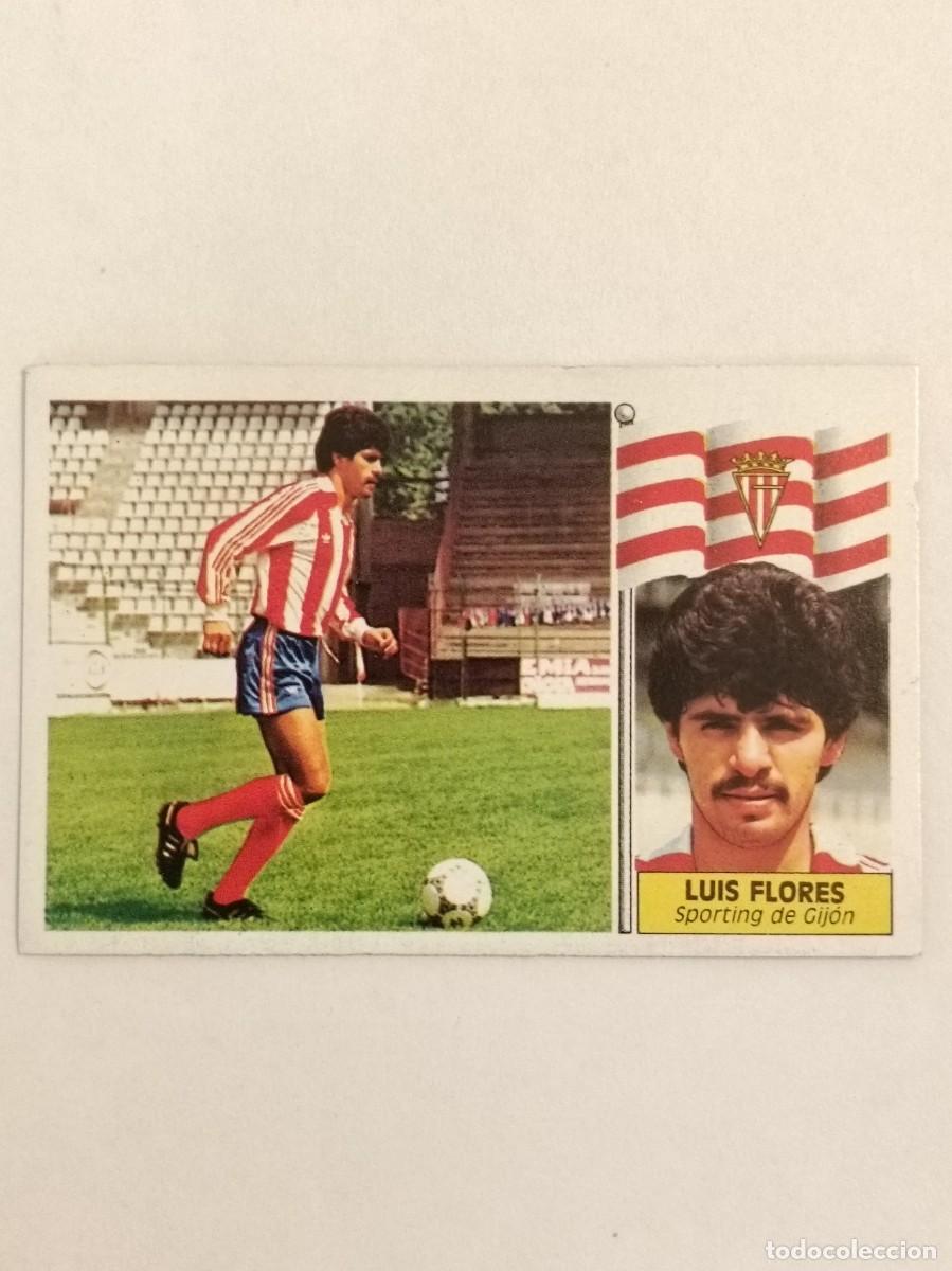 Football Stickers: LUIS FLORES (COLOCA) SPORTING GIJON LIGA 86/87 ESTE