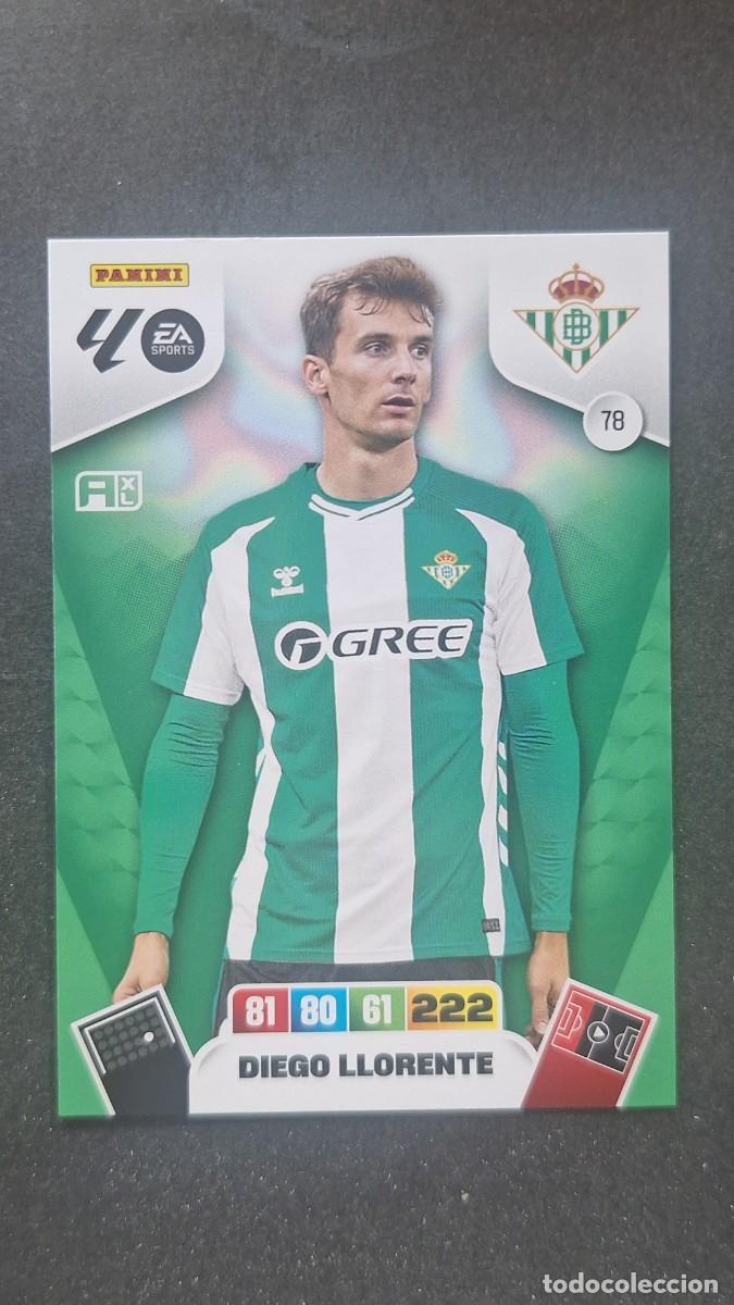 Cromos de Futebol: L3 DIEGO LLORENTE REAL BETIS BALOMPIE 78 ADRENALYN XL LIGA 2025/2026 25 26 PANINI