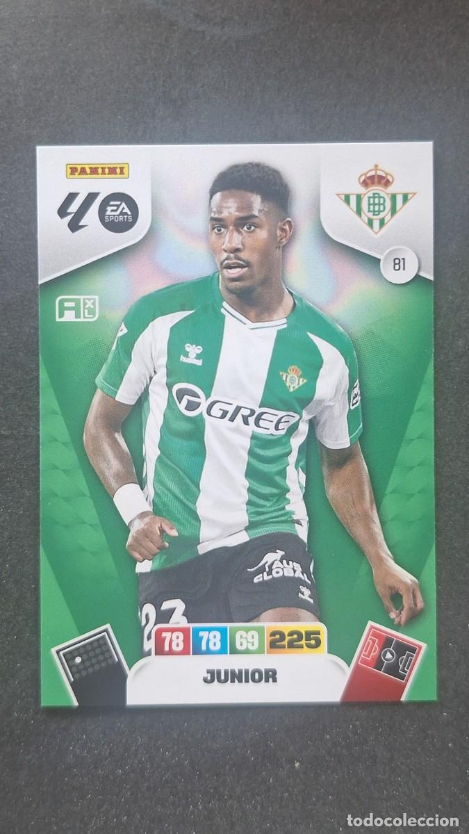 Cromos de Futebol: L3 JUNIOR REAL BETIS BALOMPIE 81 ADRENALYN XL LIGA 2025/2026 25 26 PANINI
