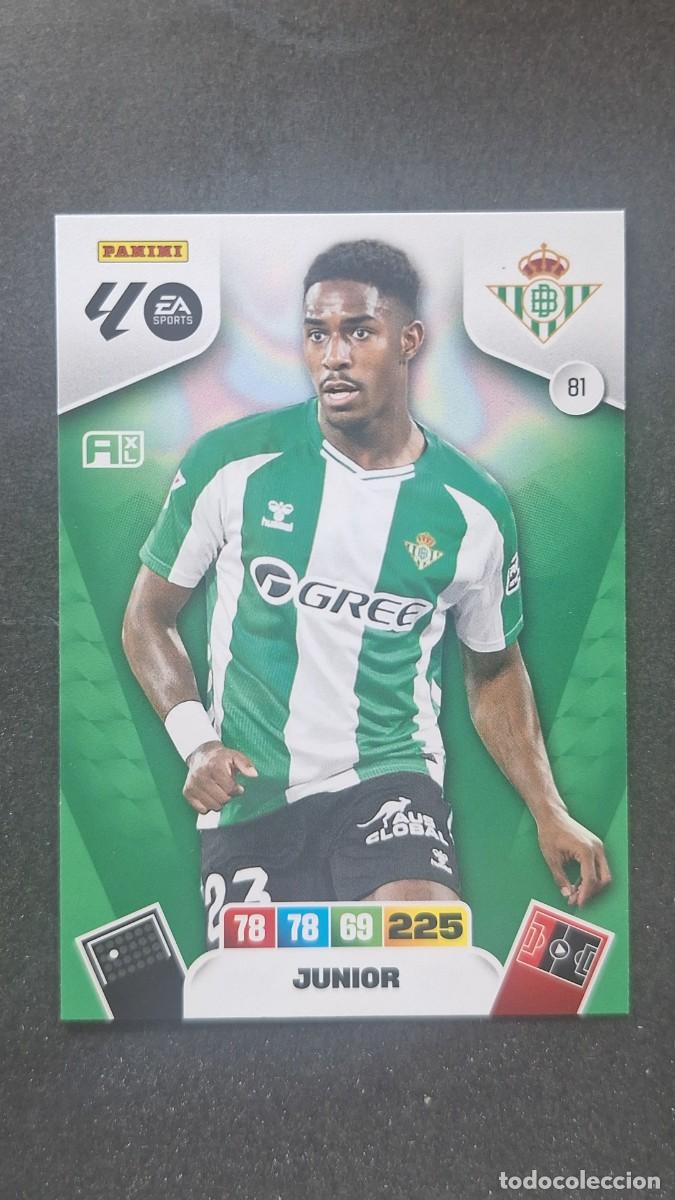 Cromos de Futebol: L3 JUNIOR REAL BETIS BALOMPIE 81 ADRENALYN XL LIGA 2025/2026 25 26 PANINI