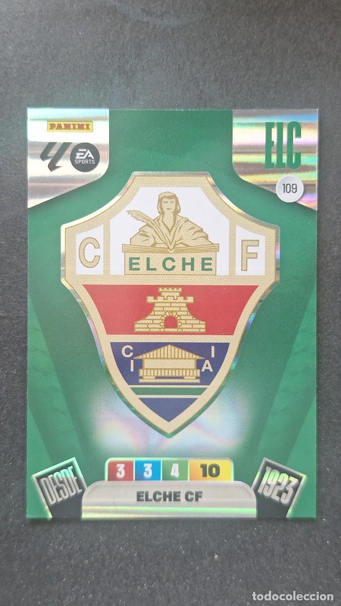 Cartes &agrave; collectionner de Football: L3 ESCUDO ELCHE C. F. 109 ADRENALYN XL LIGA 2025/2026 25 26 PANINI
