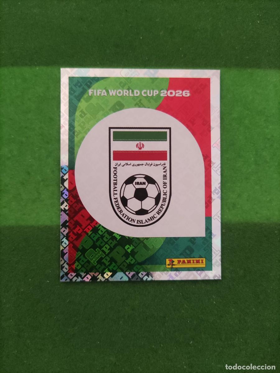 Cromos de Futebol: Escudo Ir&aacute;n IRN 1 Sticker Mundial 2026 FIFA World Cup / Sin pegar