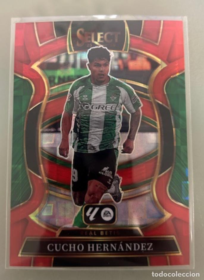 Cromos de F&uacute;tbol: 27-Cucho Hern&aacute;ndez (R. Betis) Select la Liga 2025-26 (Panini America) Serie Terrace. Red Parallel