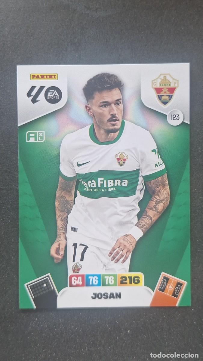Cromos de F&uacute;tbol: L3 JOSAN ELCHE C. F. 123 ADRENALYN XL LIGA 2025/2026 25 26 PANINI