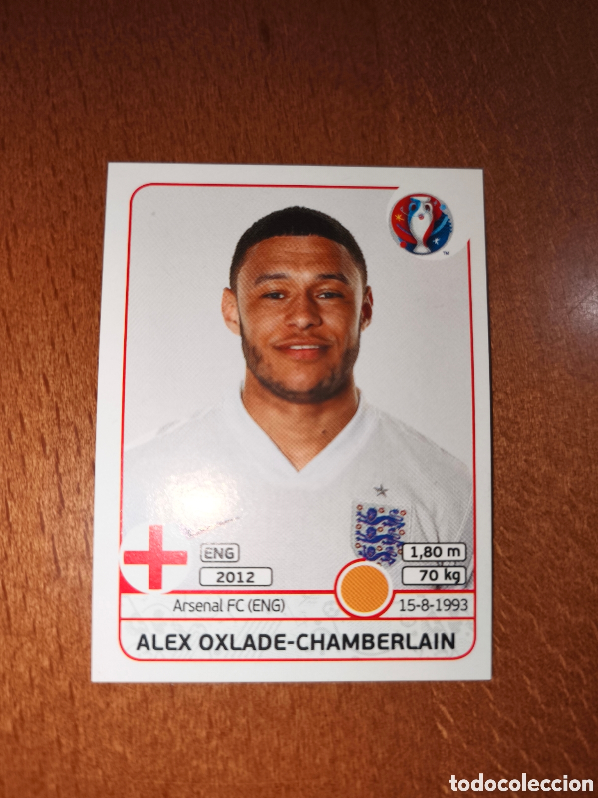 Cromos de Futebol: Alex Oxlade-Chamberlain n&deg;142 UEFA Euro 2016 Inglaterra